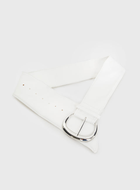 Melantha Belt White