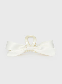 Hair clip with bow Claw clip