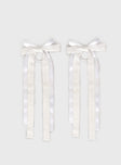 Enriquel Hair Tie Pack White