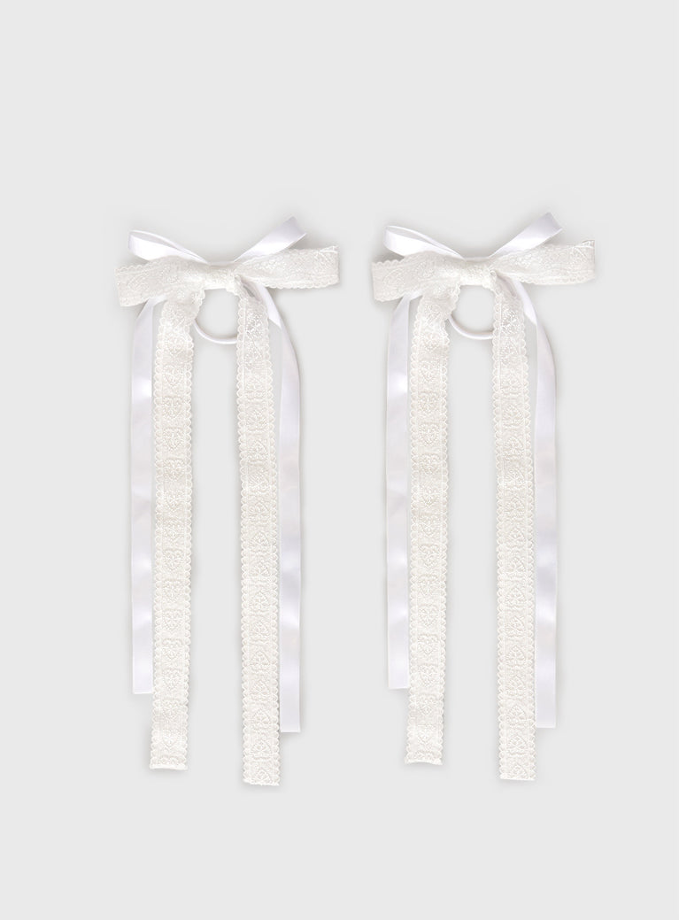 Enriquel Hair Tie Pack White