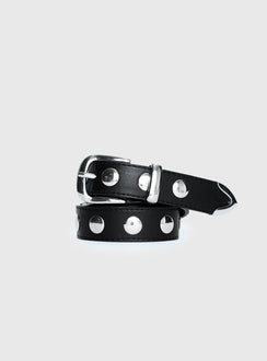 Nikoli Stud Belt Black / Silver