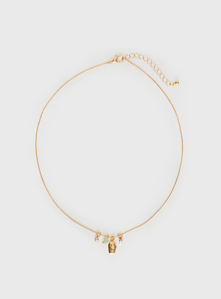 Charmy Necklace Gold