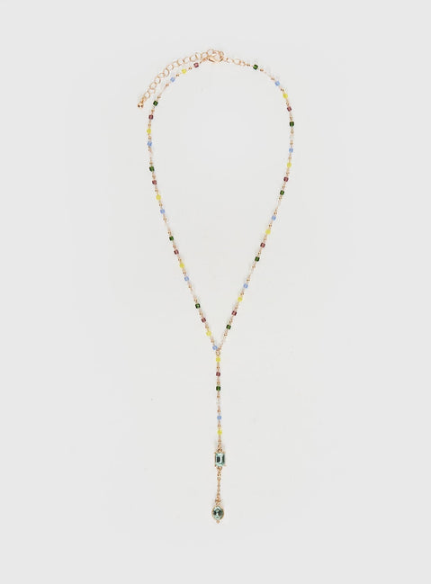 Chappell Y Necklace Gold