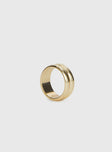 Family Ties Stacked Ring Gold