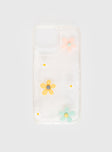  iPhone case Flower design, flexible style
