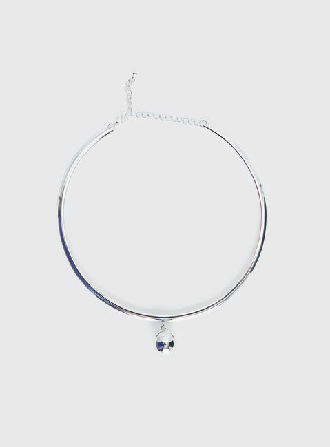 Lisbeth Pendant Necklace Silver