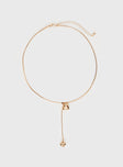 Consideration Necklace Gold