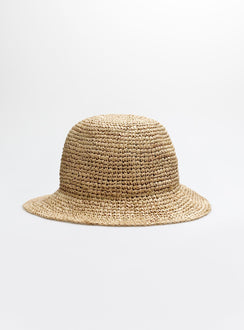 Bucket hat Crochet design Internal drawstring