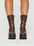 Garbo Boots Brown