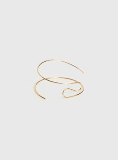 Tamsen Spiral-Armreif Gold