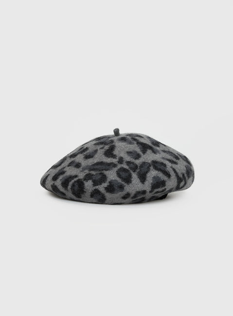 Ettore Beret Leopard