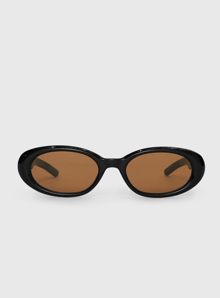 Leopold Sunglasses Black / Brown