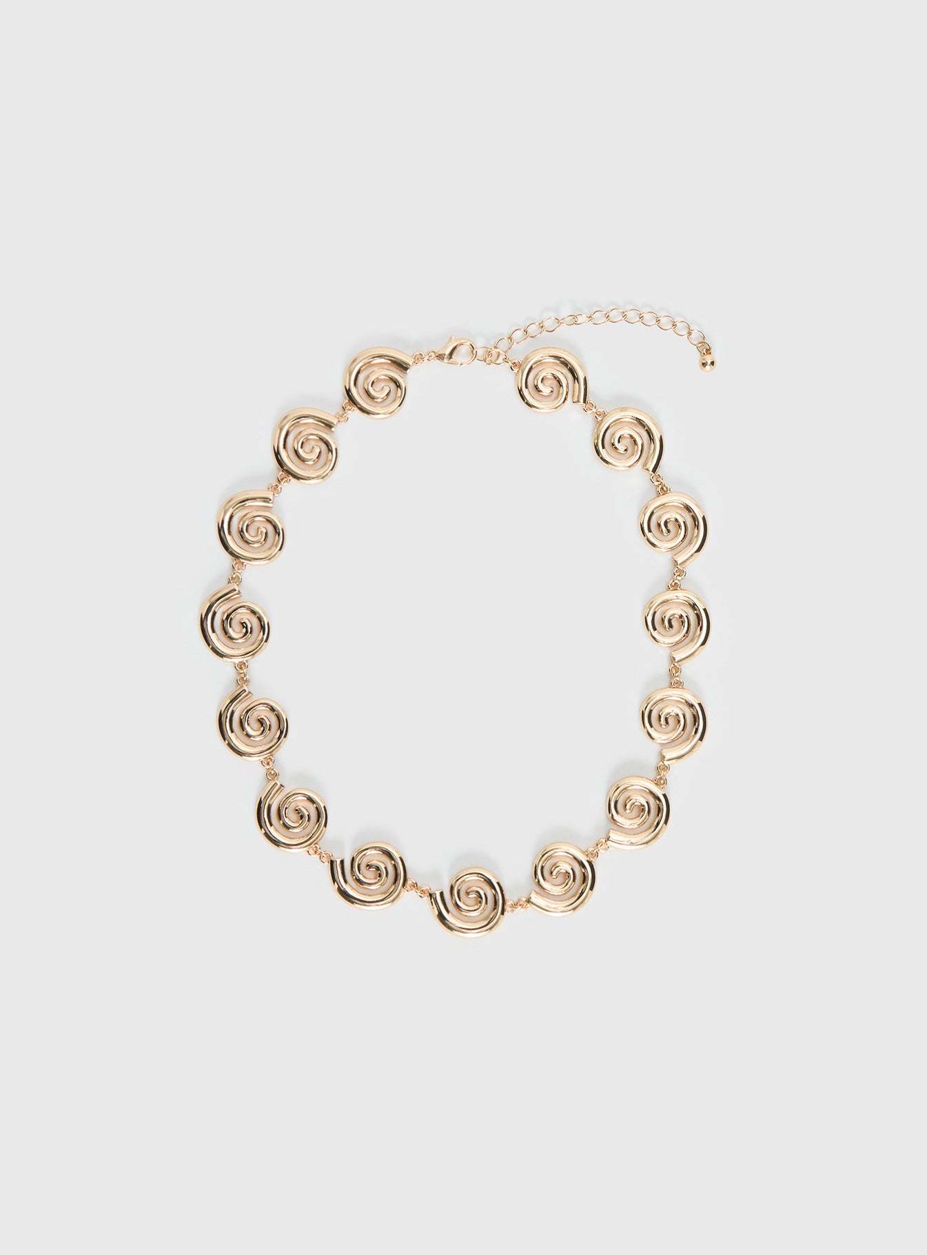 Olivah Spiral Necklace Gold