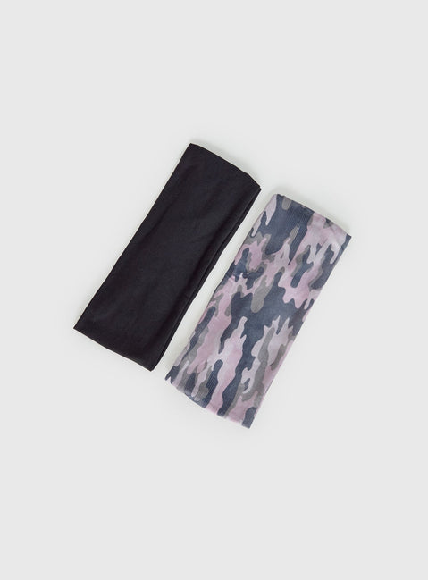 The Juney Headband Pack Camo / Slate