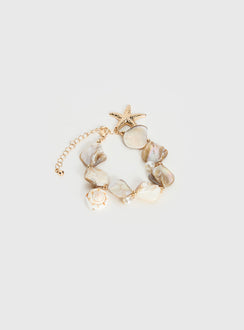 Amplitude Shell-look Bracelet Gold