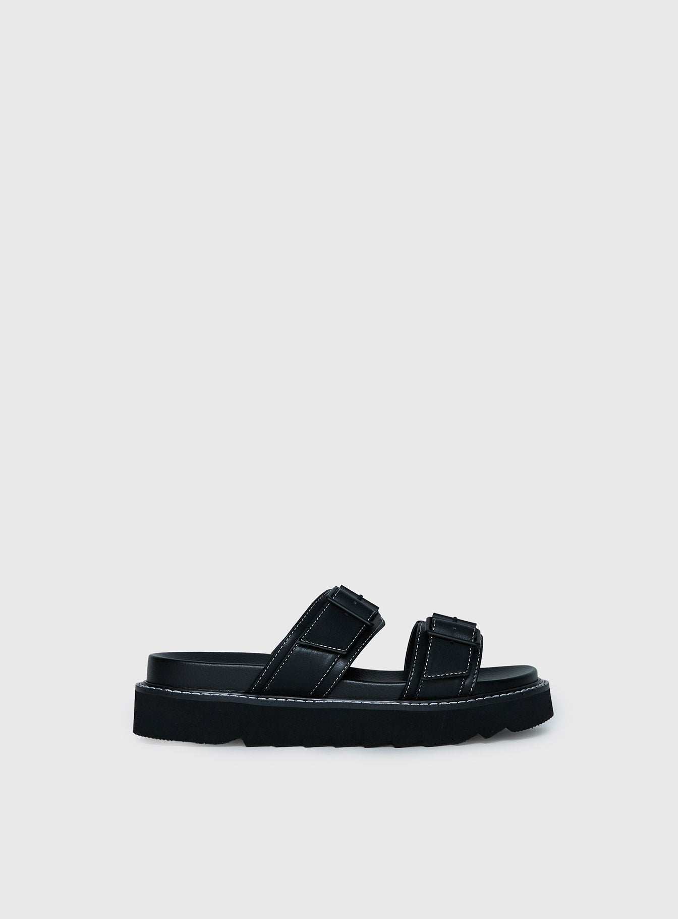 Ma Belle Sandals Contrast Stitch