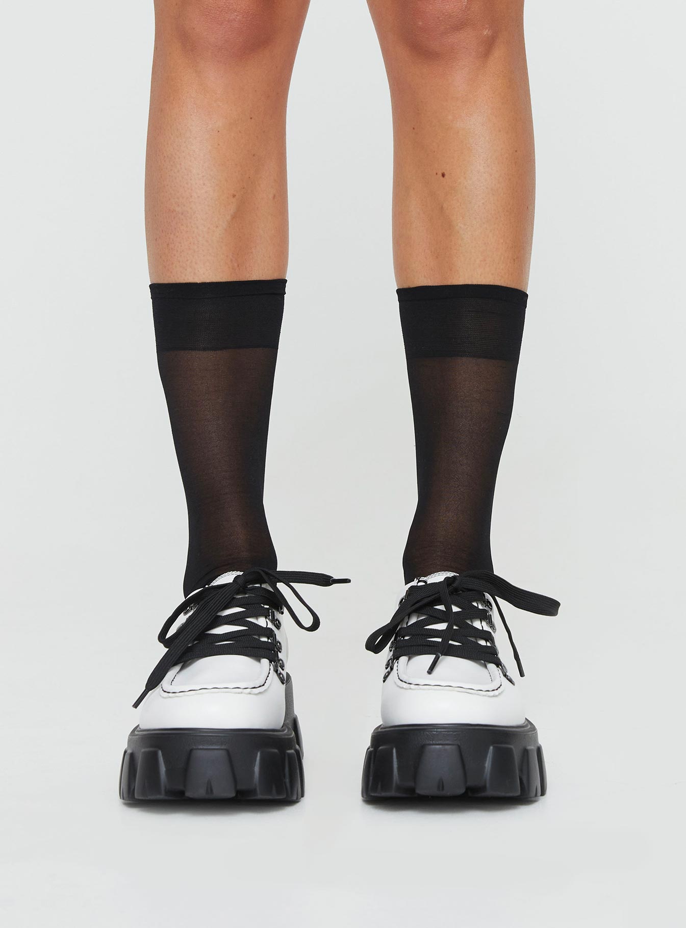 Jacquline Loafers Black & White