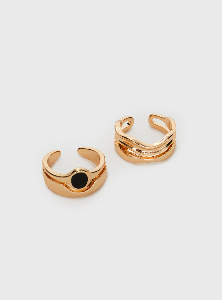 Olivette Ring Set Gold