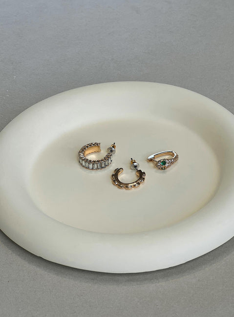 Kylee Earring Pack Gold