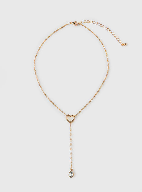 Reach Me Necklace Gold