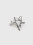 All The Stars Hair Clip Silver