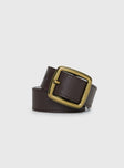 Chapman Belt Brown / Brass