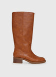 Madisson Knee High Boots Brown