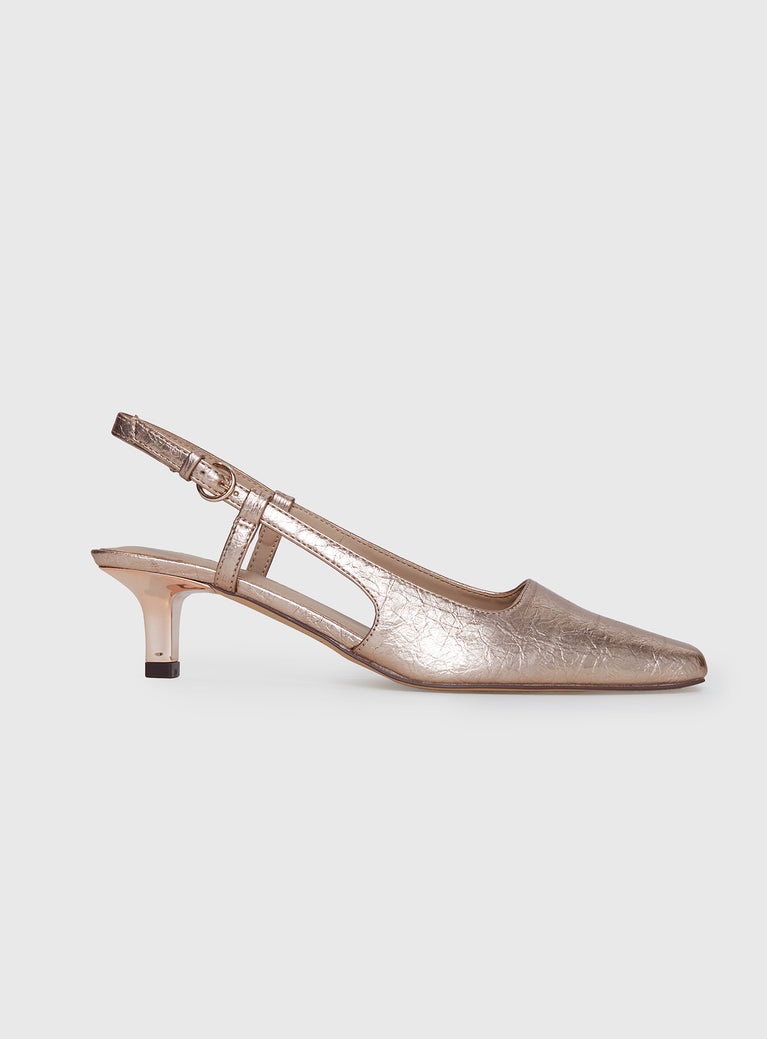 Emmaly Heels Rose Gold