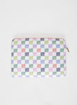 Princess Polly Laptop Case Multi Check