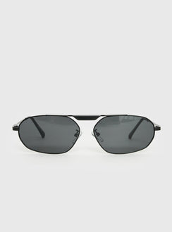 High Standards Aviator Sunglasses Black