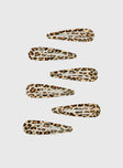 Make Your Mark Hair Clip Pack Leopard