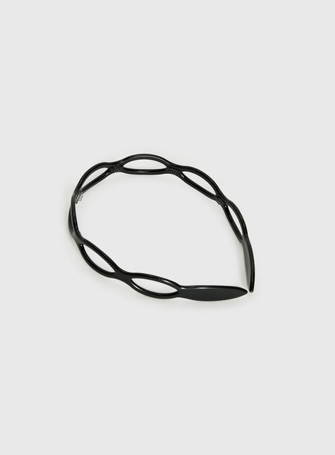 Slow Dance Headband Black