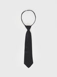 Eerie Neck Tie Black