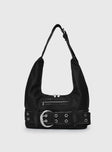 Astraia Buckle Detail Bag Black