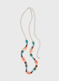 Elestren Beaded Chain Belt Multi