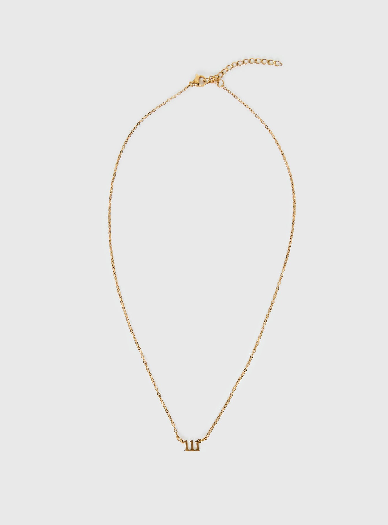 Engels Halskette 111 Gold vergoldet