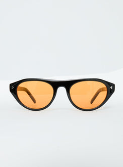 Full Focus Sonnenbrille Schwarz / Gelb