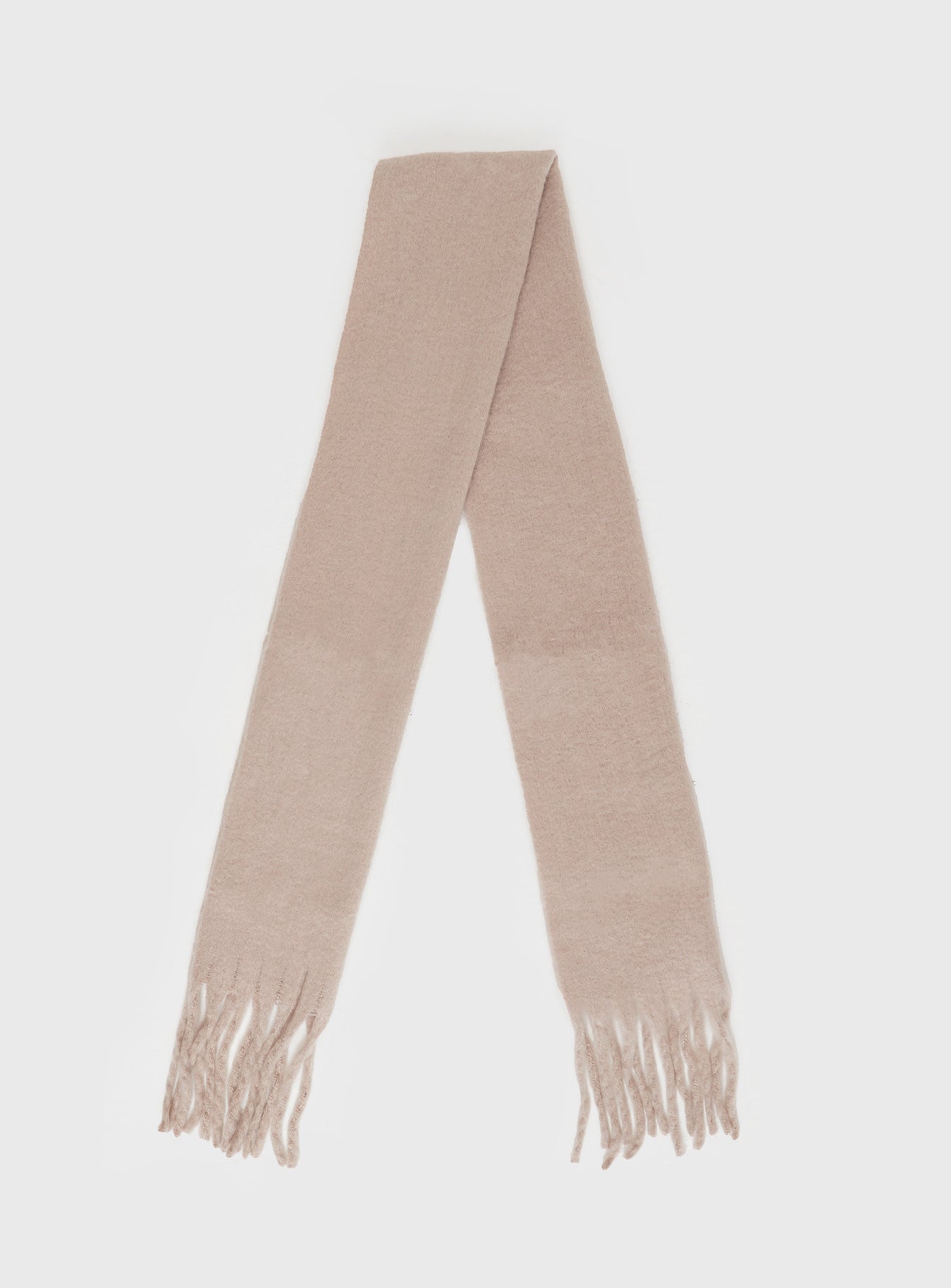 Brown Scarf Soft knit material with good stretch 