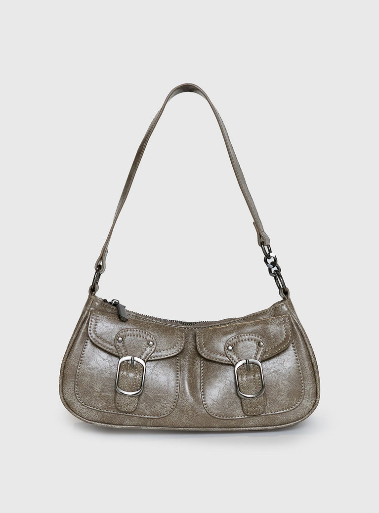 Jayalen Shoulder Bag Washed Grey