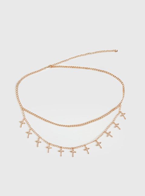 Tahlea Layered Belt Gold