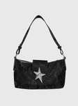 Be Your Girl Star Detail Bag Black