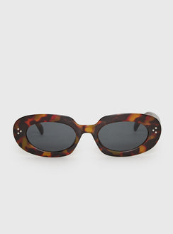 Best Shot Oval Sunglasses Tort / Black