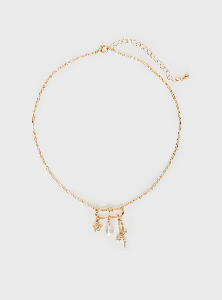 Attachment Necklace Gold