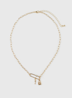 Life In Peace Necklace Gold