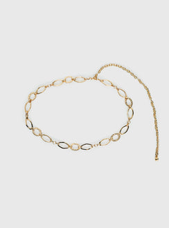 Qwin Chain Belt Gold