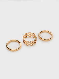 Humphrey Ring Pack Gold