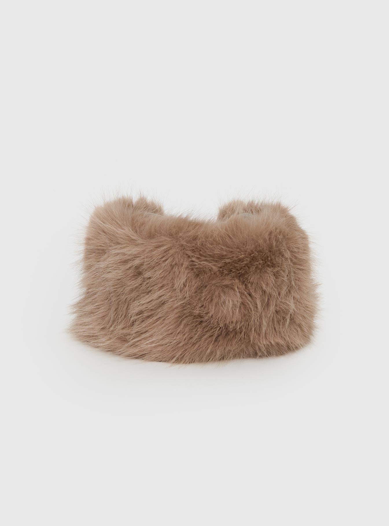 Nephele Fluffy Headband Taupe