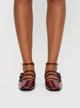 Zumma Flats Patent Cherry