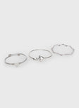 In The Moonlight Bracelet Pack Silver