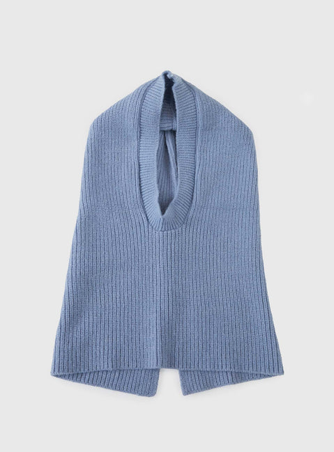 Frostwind Knit Hood Blue